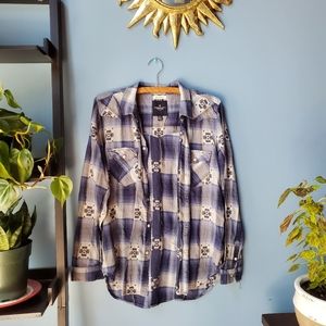 American Eagle Plaid Long Sleeve